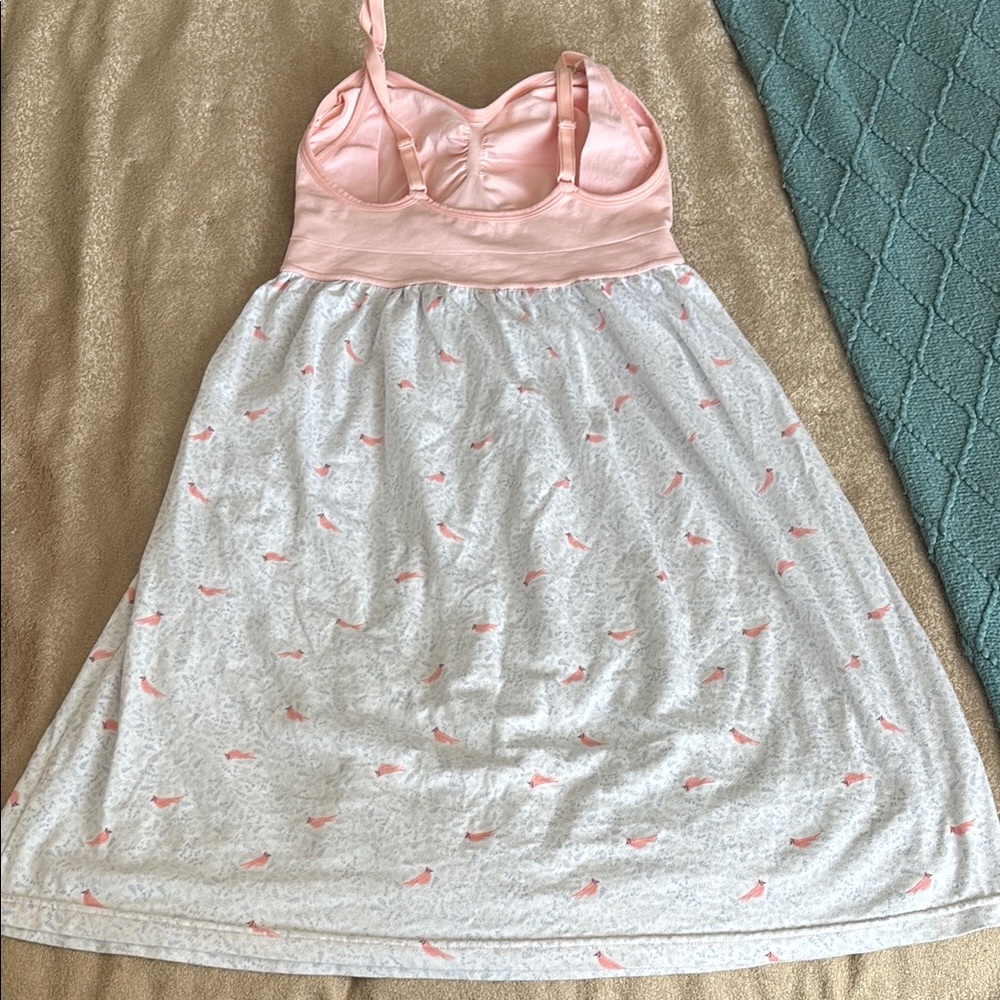 Motherhood Pink and White Chemise - Picture 3 of 3